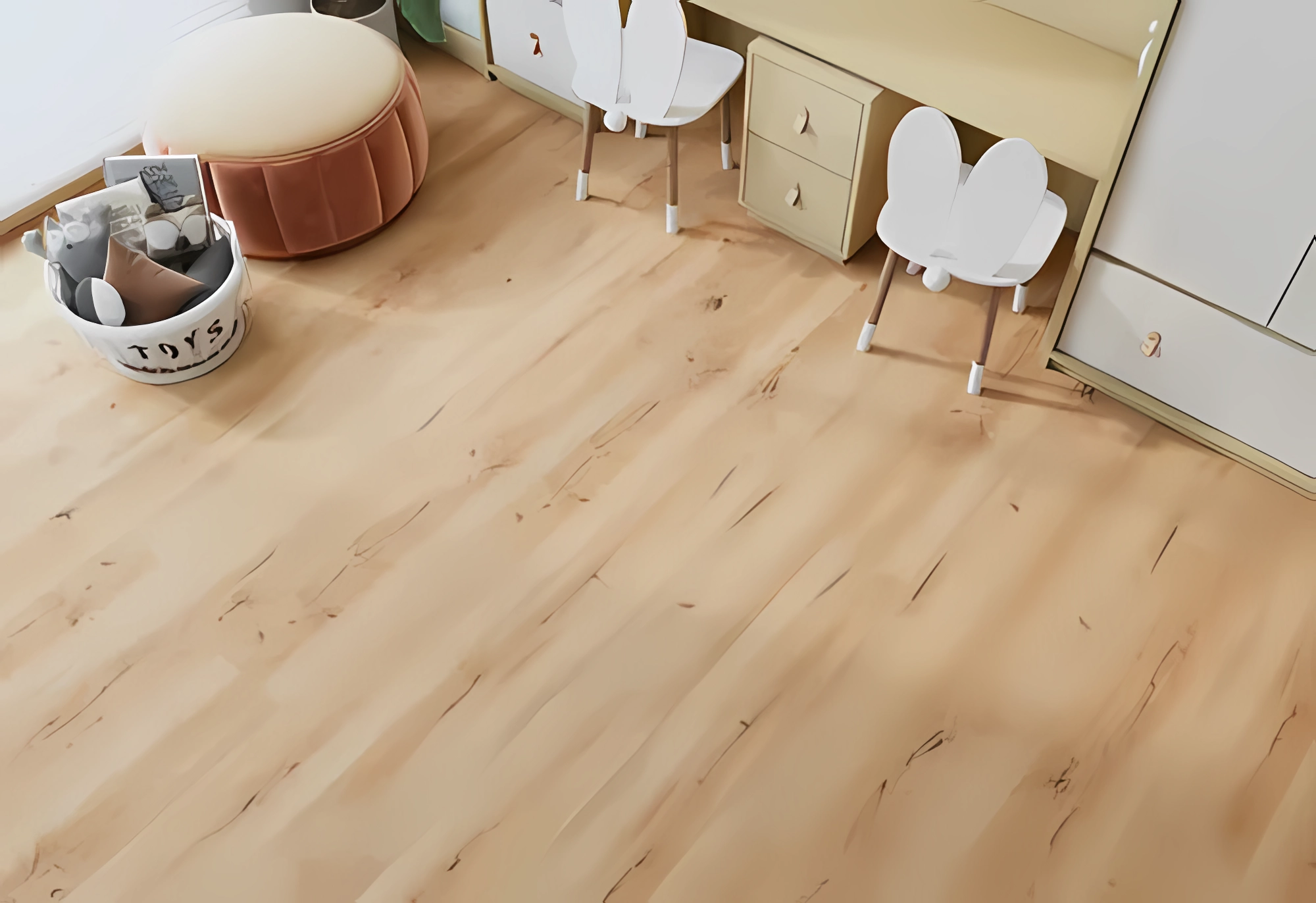 Piso laminado instalado